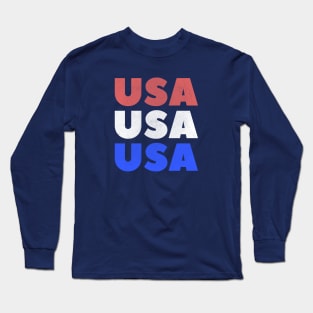 USA 4th July Independence Day T-Shirt Long Sleeve T-Shirt